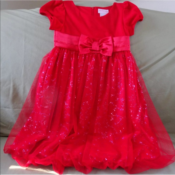 american girl red holiday dress